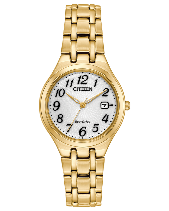 Citizen Eco-drive Gold Stainless Steel Watch EW2482-53A