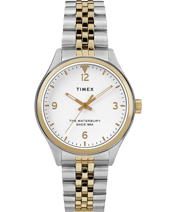Timex Waterbury Traditional 34mm Stainless Steel Bracelet Watch TW2R69500VQ