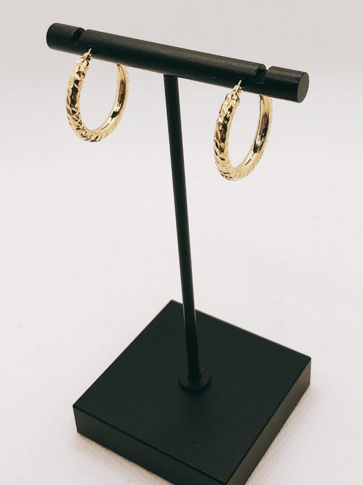 10K Yellow Gold Hoop Earrings