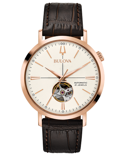 Bulova Classic Silver-White Dial Automatic Men's Watch 97A136
