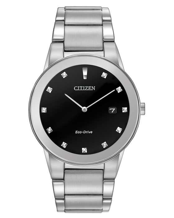 Citizen Axiom Eco-Drive Black Dial Men's Watch AU1060-51G