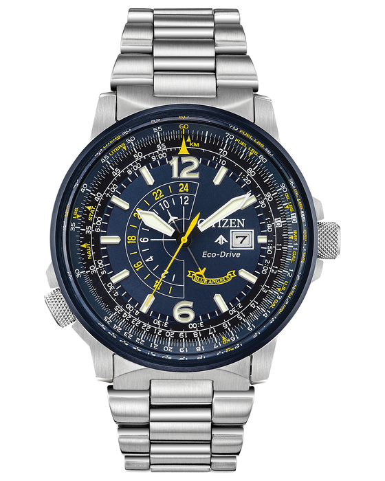 Citizen Blue Angels Promaster Nighthawk Eco-Drive Blue Dial Men's Watch BJ7006-56L