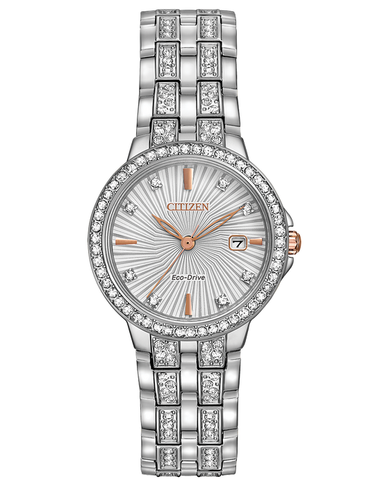 Citizen Silhouette Crystal Eco-Drive Ladies Watch EW2340-58A