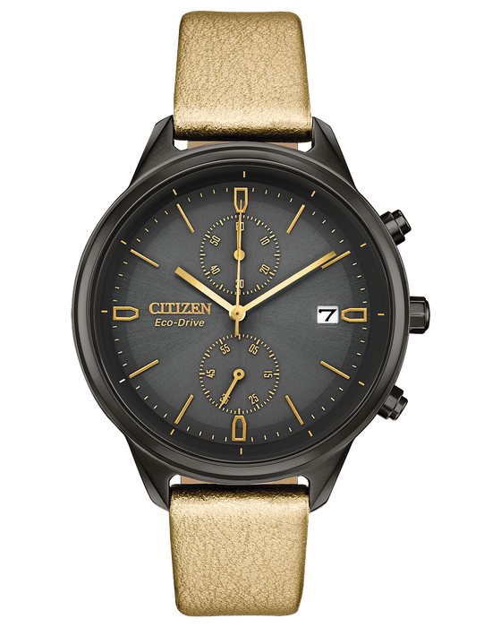 Citizen Chandler Eco Drive Chronograph Ladies Watch FB2007 04H On Time Jewellers