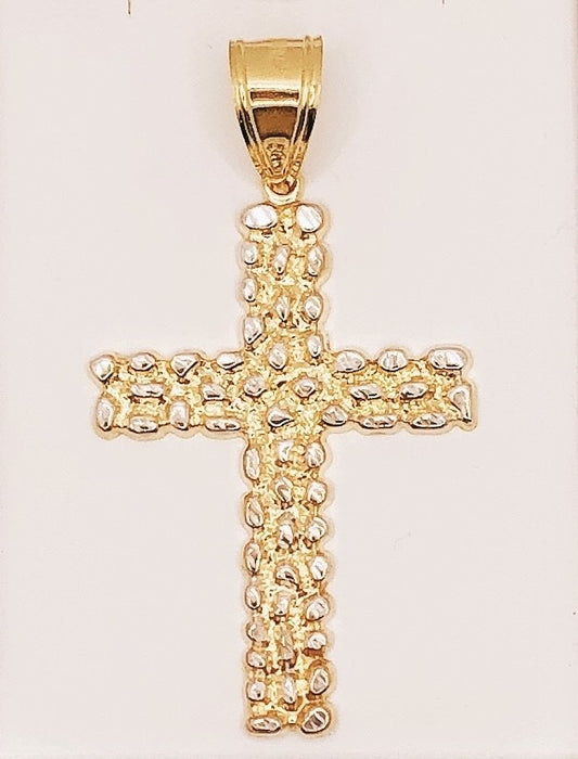 10K Yellow Gold Cross Pendant