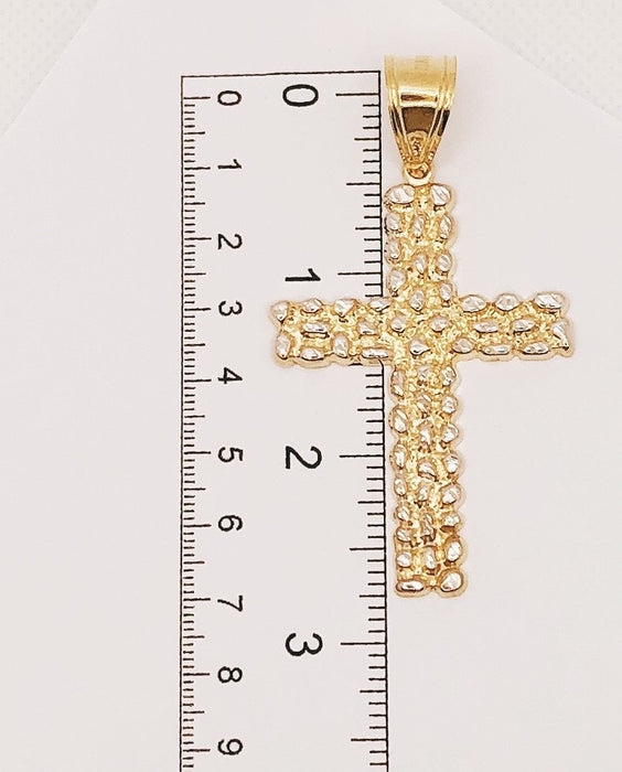 10K Yellow Gold Cross Pendant