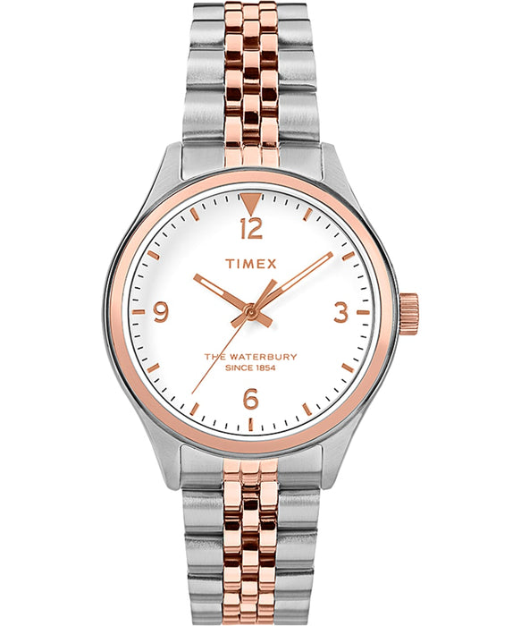 Timex Waterbury Traditional 34mm Stainless Steel Bracelet Watch TW2T49200VQ