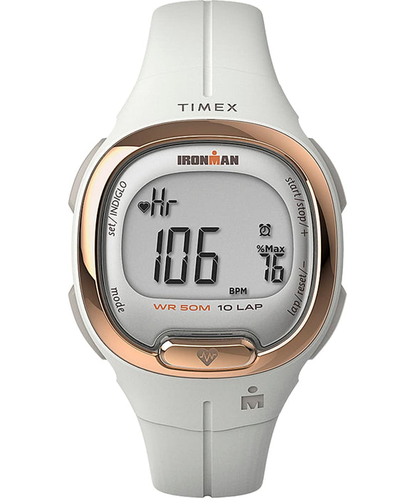 TIMEX® IRONMAN® Transit+ 33mm Resin Strap Activity and Heart Rate Watch TW5M40400NG