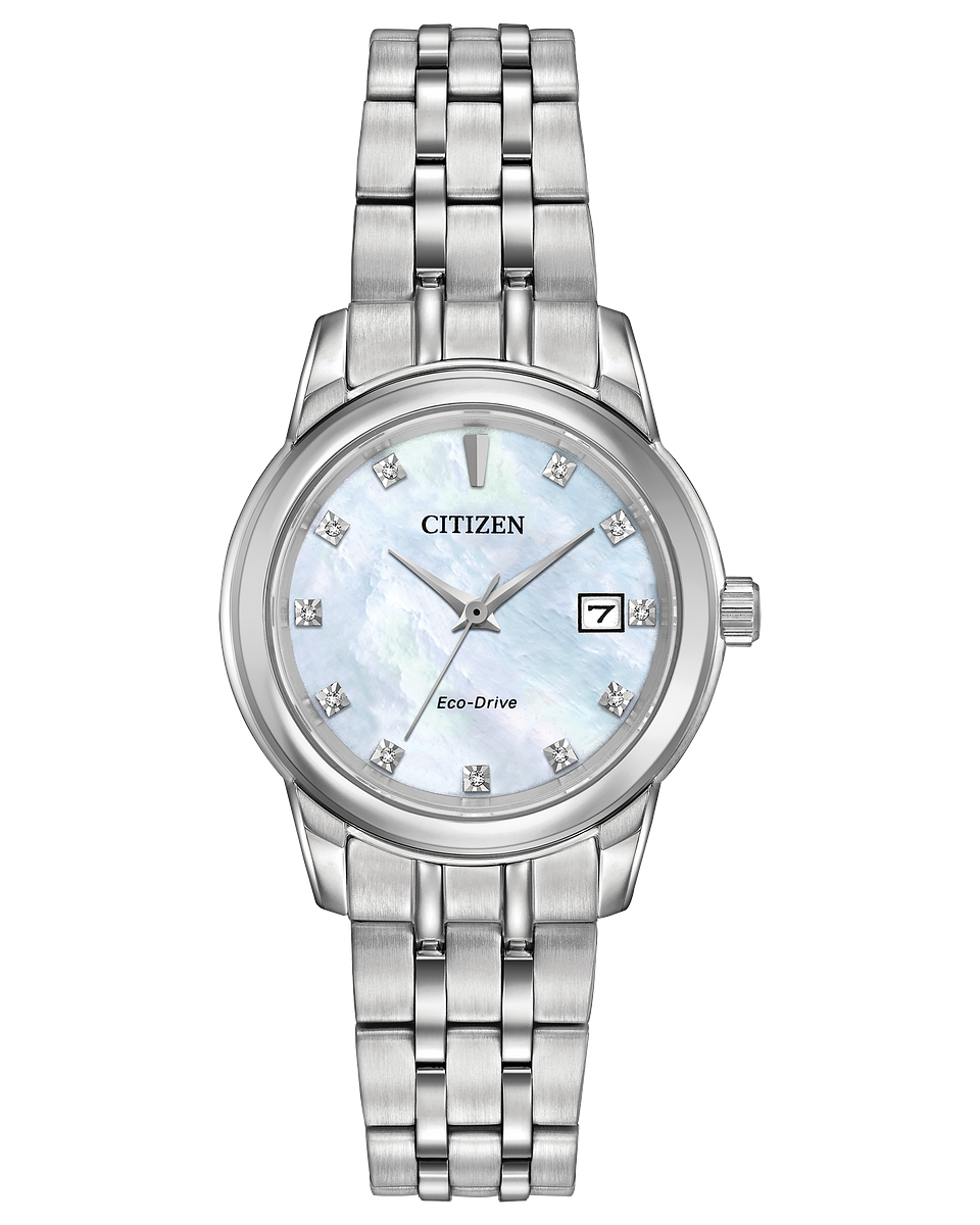 Citizen eco drive 2025 mother of pearl face