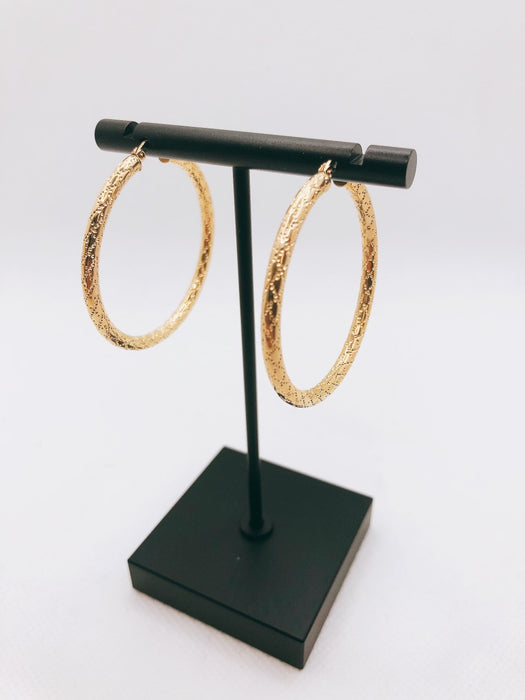 10K Yellow Gold Hoop Earrings
