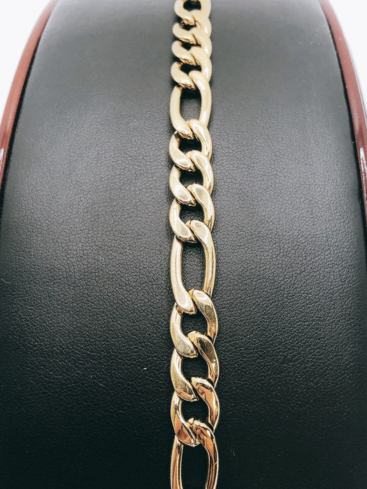 ARZ Steel Figaro Gold Coloured Bracelet