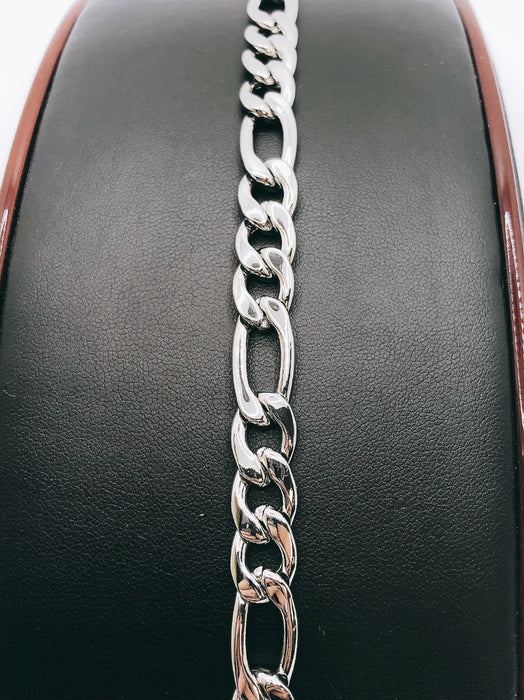 ARZ Steel Stainless Steel Figaro Bracelet