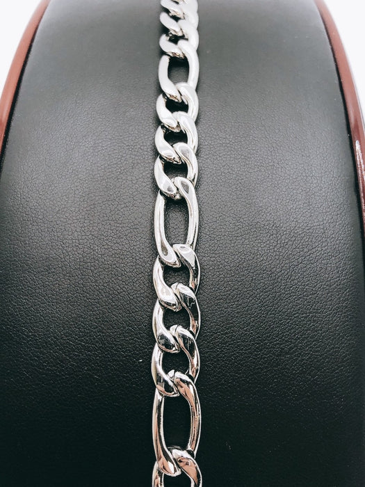ARZ Steel Stainless Steel Figaro Bracelet