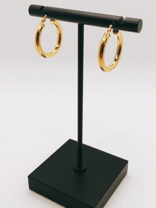 10K Yellow Gold Hoop Earrings