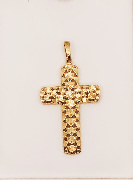 10K Yellow Gold Cross Pendant